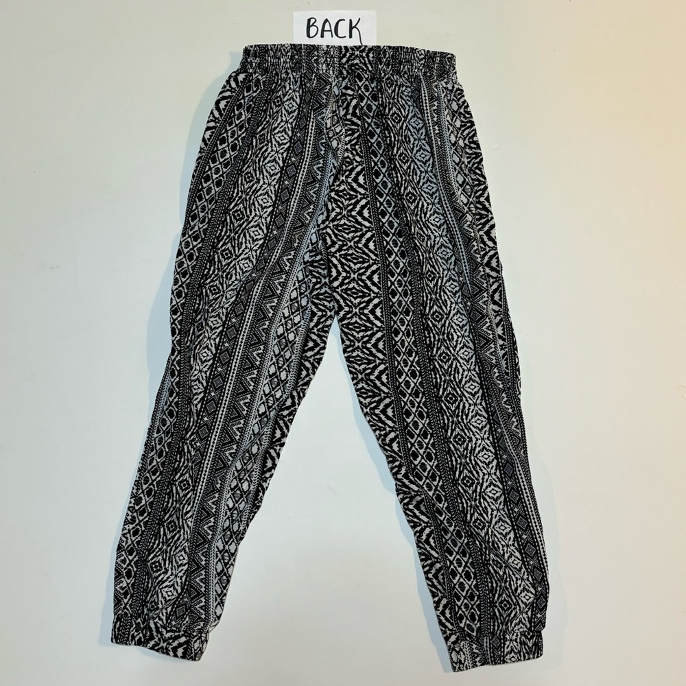 AE Flowy Tribal Print Harem Joggers M - Picture 3 of 8